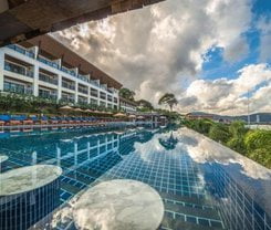 Andamantra Resort and Villa Phuket. Location at 290/1 Prabaramee Road
